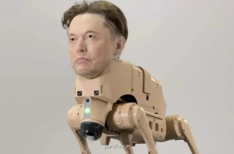 سگ های رباتیک با سر ایلان ماسک و مارک زاکربرگ!